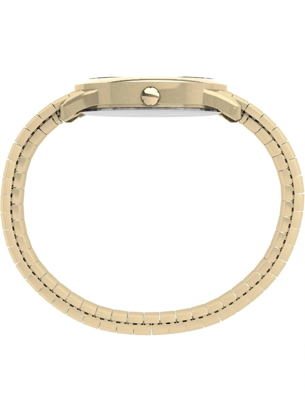 Timex Easy Reader Watch - Gold-tone - Indiglo - 35MM - Stretch Bracelet